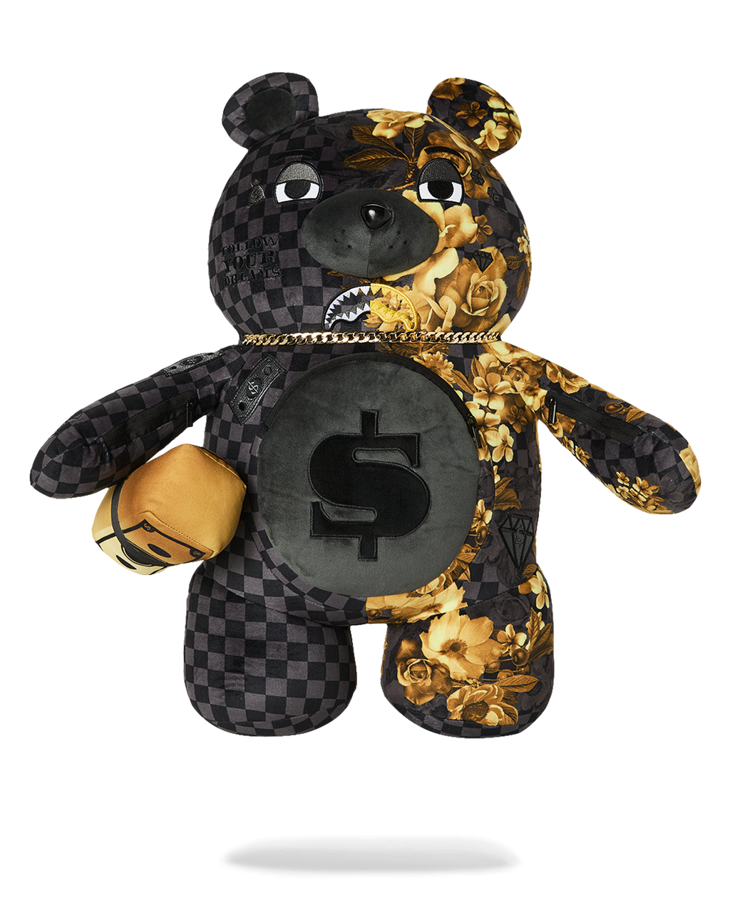 SPRAYGROUND BILLIONAIRE BLOOM MONEYBEAR BACKPACK
