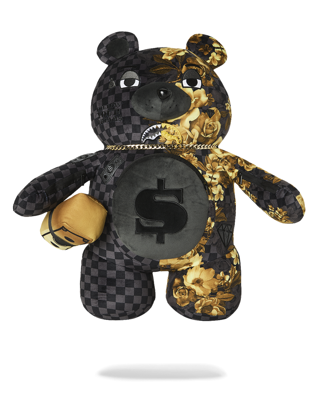 SPRAYGROUND BILLIONAIRE BLOOM MONEYBEAR BACKPACK