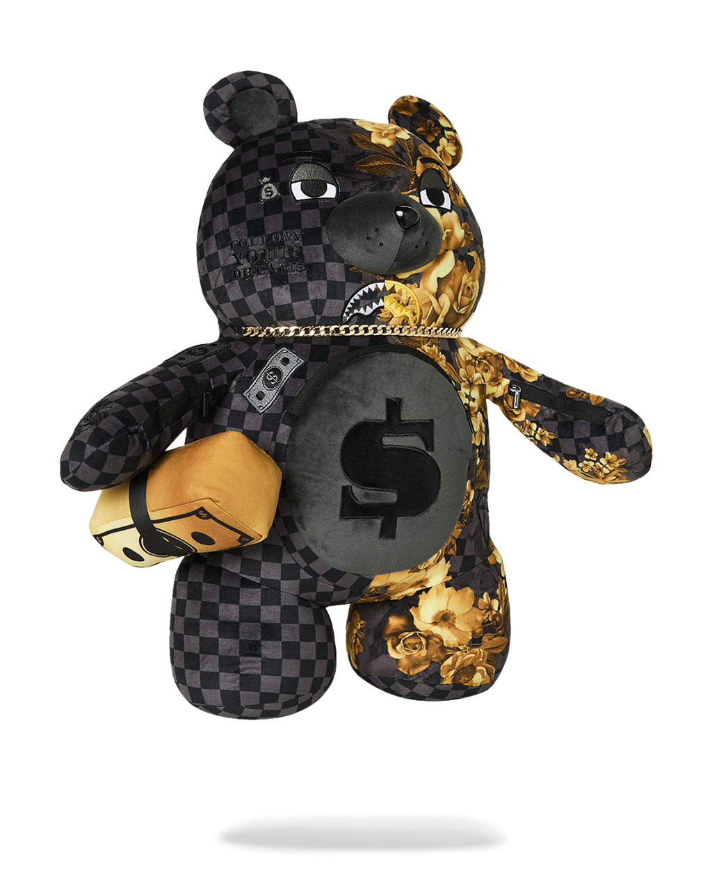 SPRAYGROUND BILLIONAIRE BLOOM MONEYBEAR BACKPACK