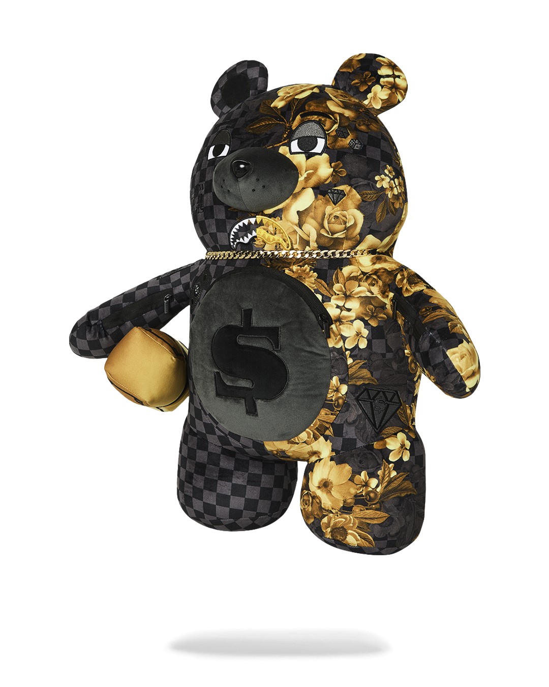 SPRAYGROUND BILLIONAIRE BLOOM MONEYBEAR BACKPACK