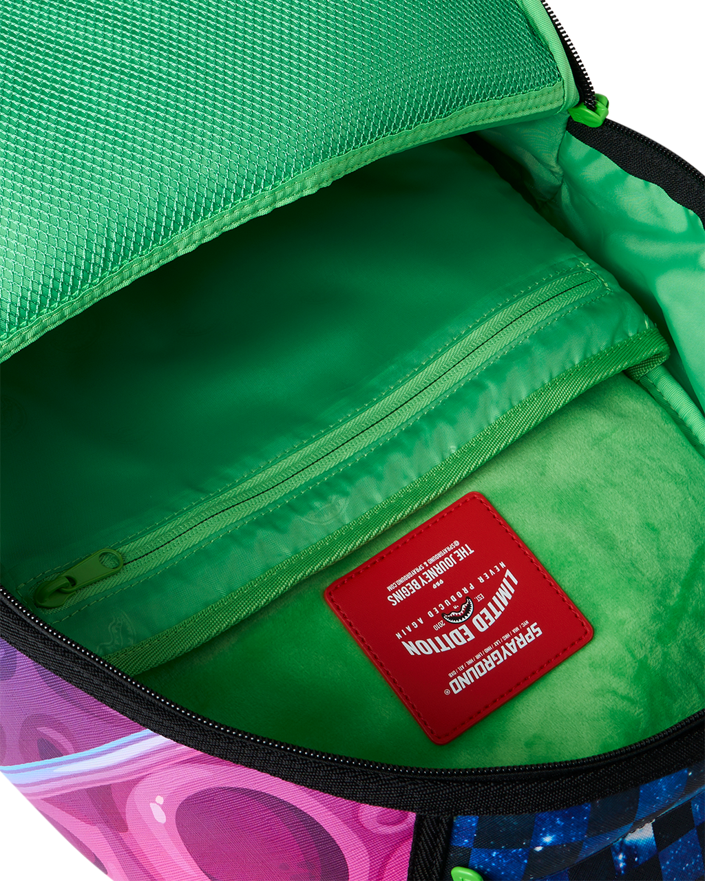 SPRAYGROUND RICK AND MORTY PORTAL JUMPING BACKPACK