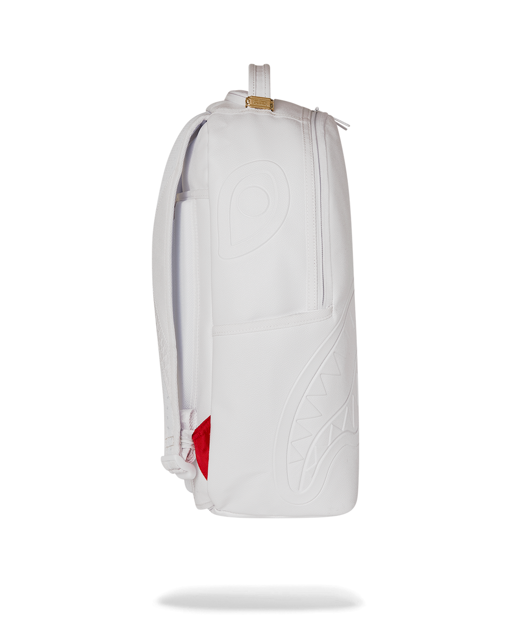 SPRAYGROUND GOLD BRICK LUXE WHITE BACKPACK