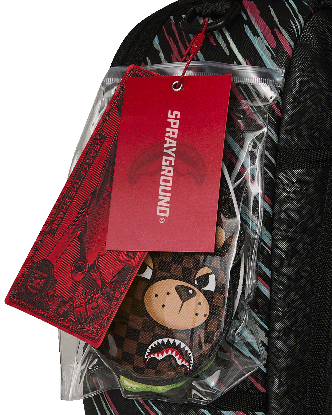 SPRAYGROUND HYPER DRIVEN SHARK BACKPACK (REMOVABLE SET OF EYES)