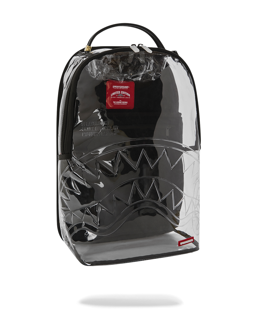 SPRAYGROUND SHARK CENTRAL - CLEAR BACKPACK