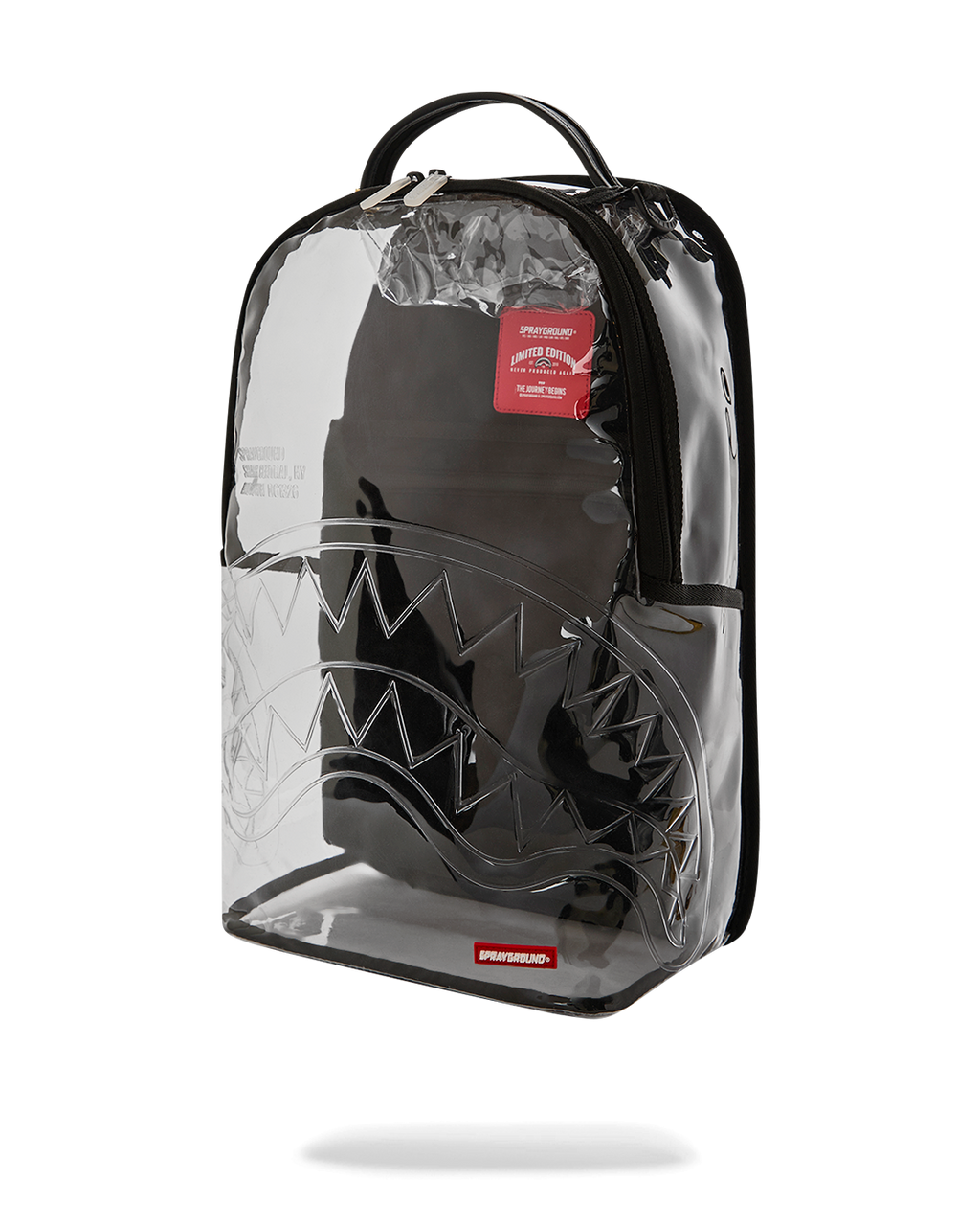 SPRAYGROUND SHARK CENTRAL - CLEAR BACKPACK