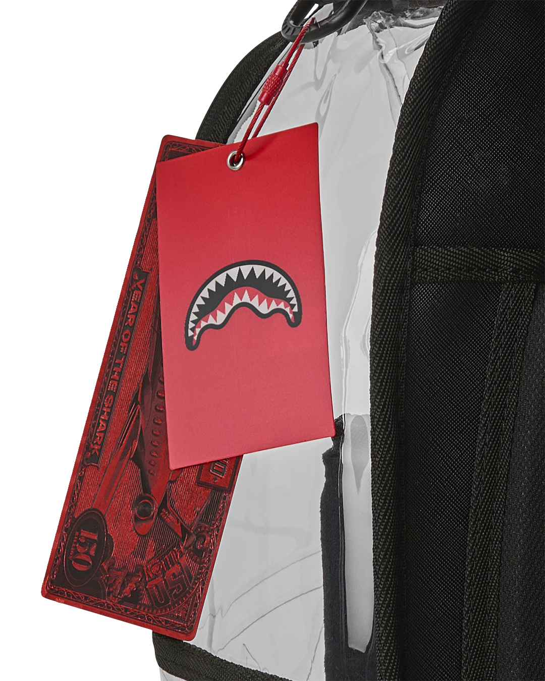 SPRAYGROUND SHARK CENTRAL - CLEAR BACKPACK