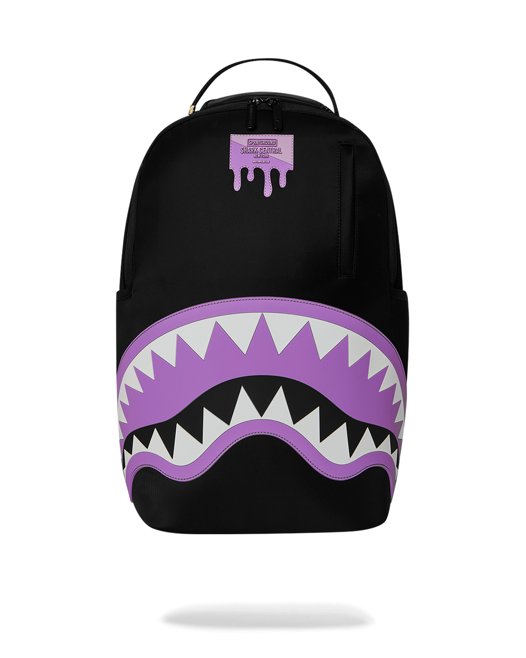 SPRAYGROUND SHARK CENTRAL PASSPORT (PURPLE) BACKPACK