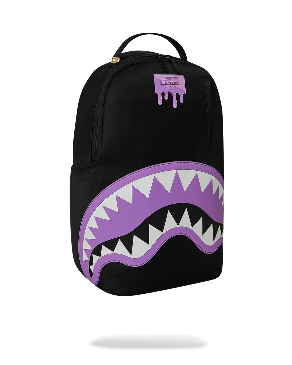 SPRAYGROUND SHARK CENTRAL PASSPORT (PURPLE) BACKPACK