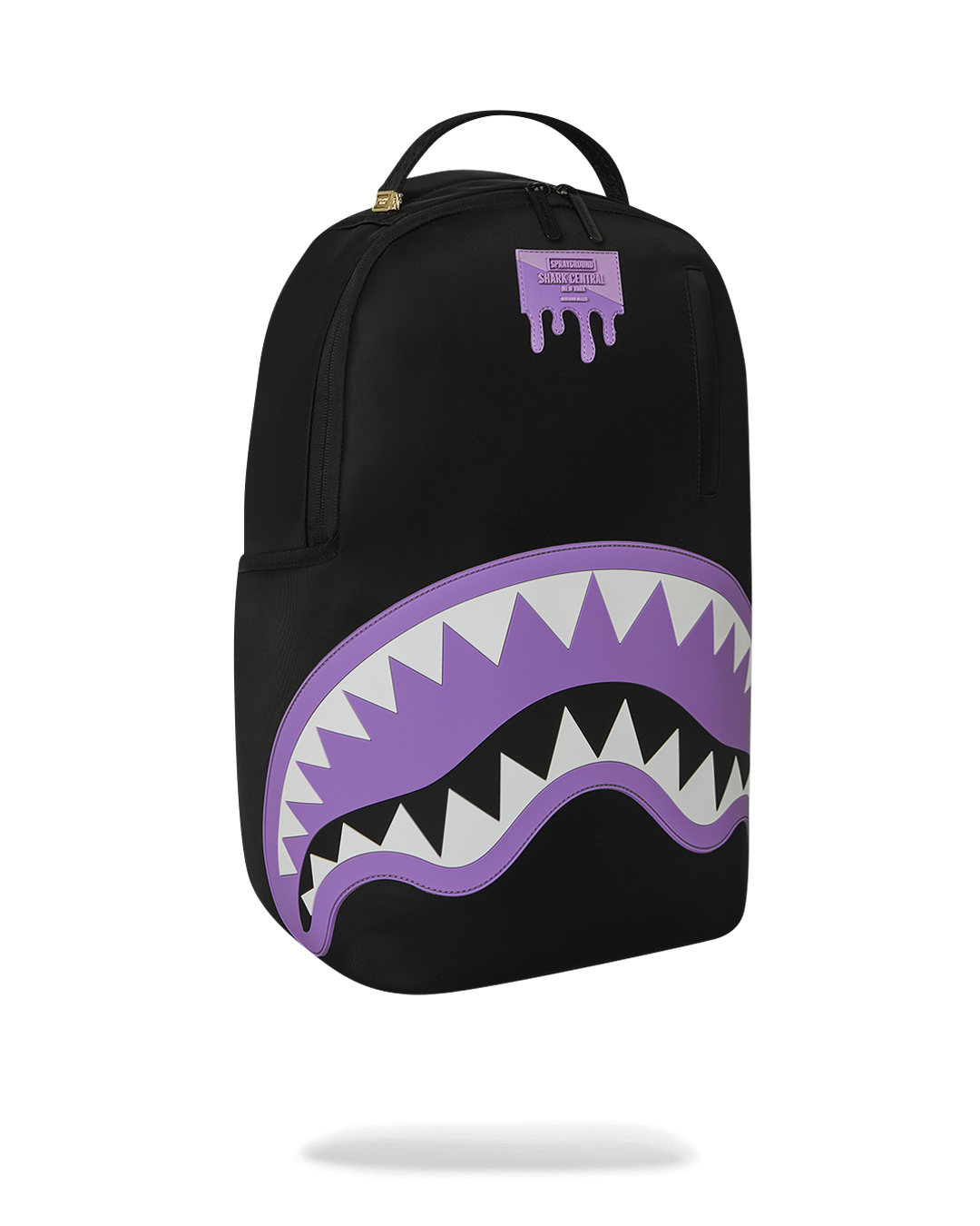 SPRAYGROUND SHARK CENTRAL PASSPORT (PURPLE) BACKPACK