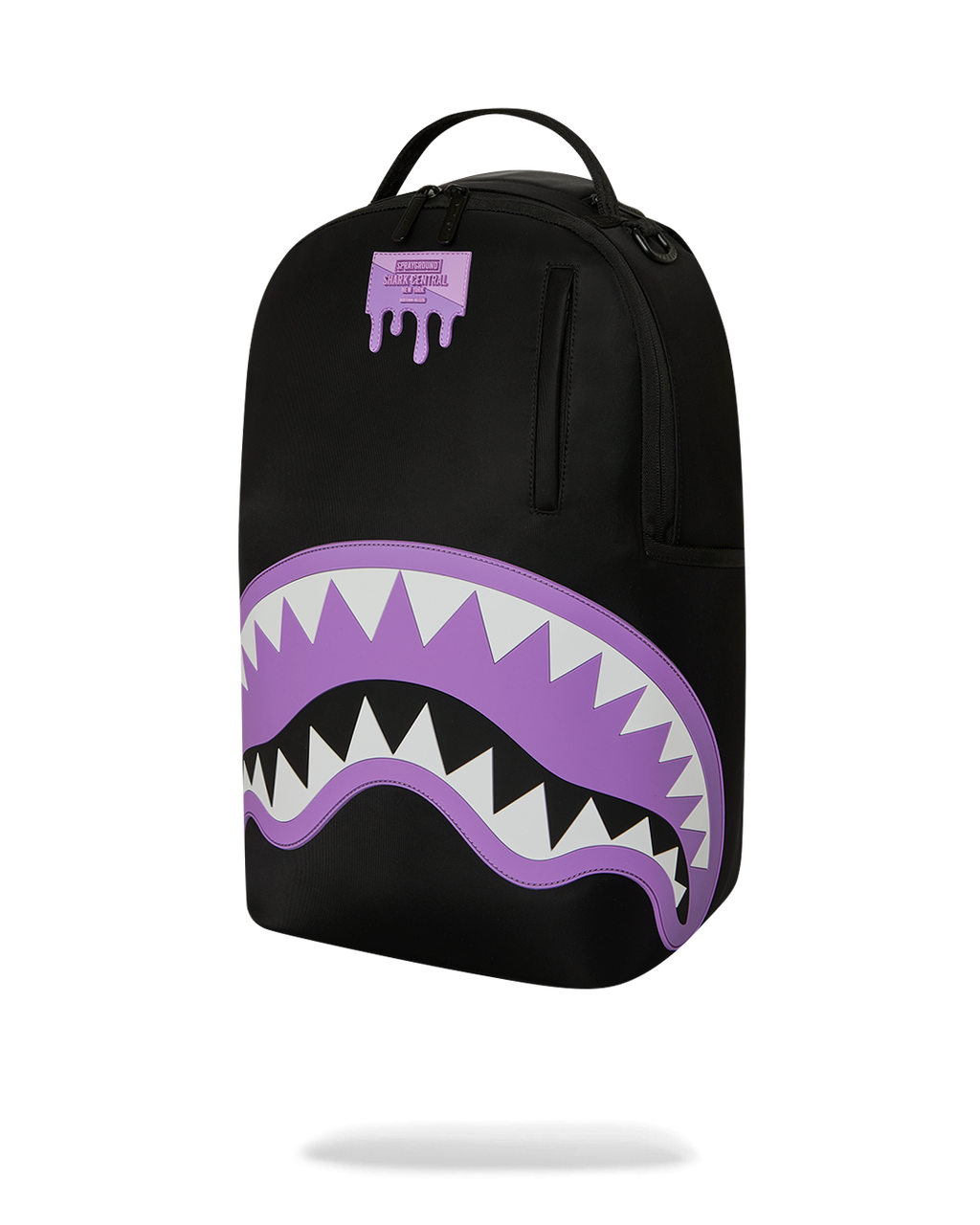 SPRAYGROUND SHARK CENTRAL PASSPORT (PURPLE) BACKPACK