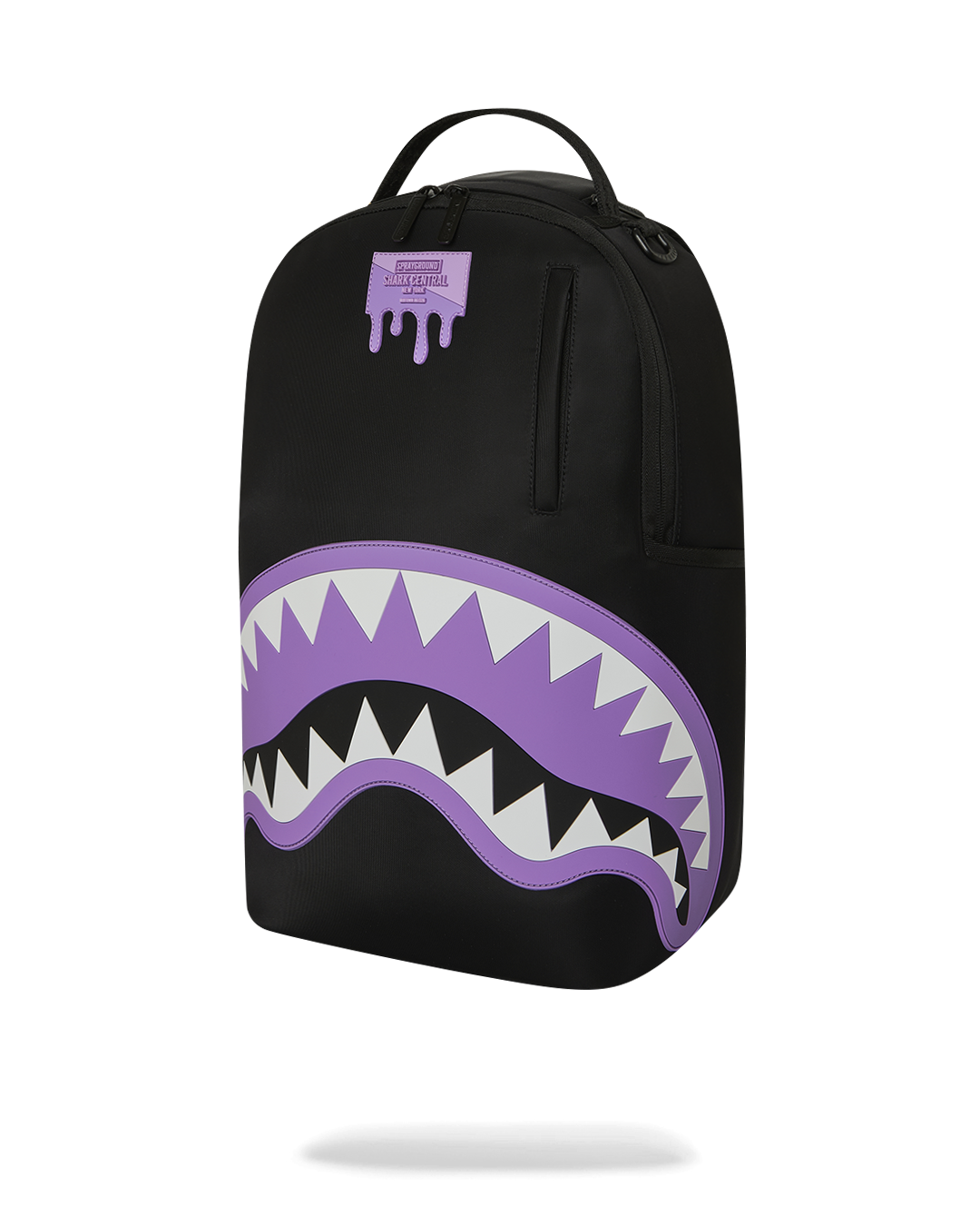 SPRAYGROUND SHARK CENTRAL PASSPORT (PURPLE) BACKPACK