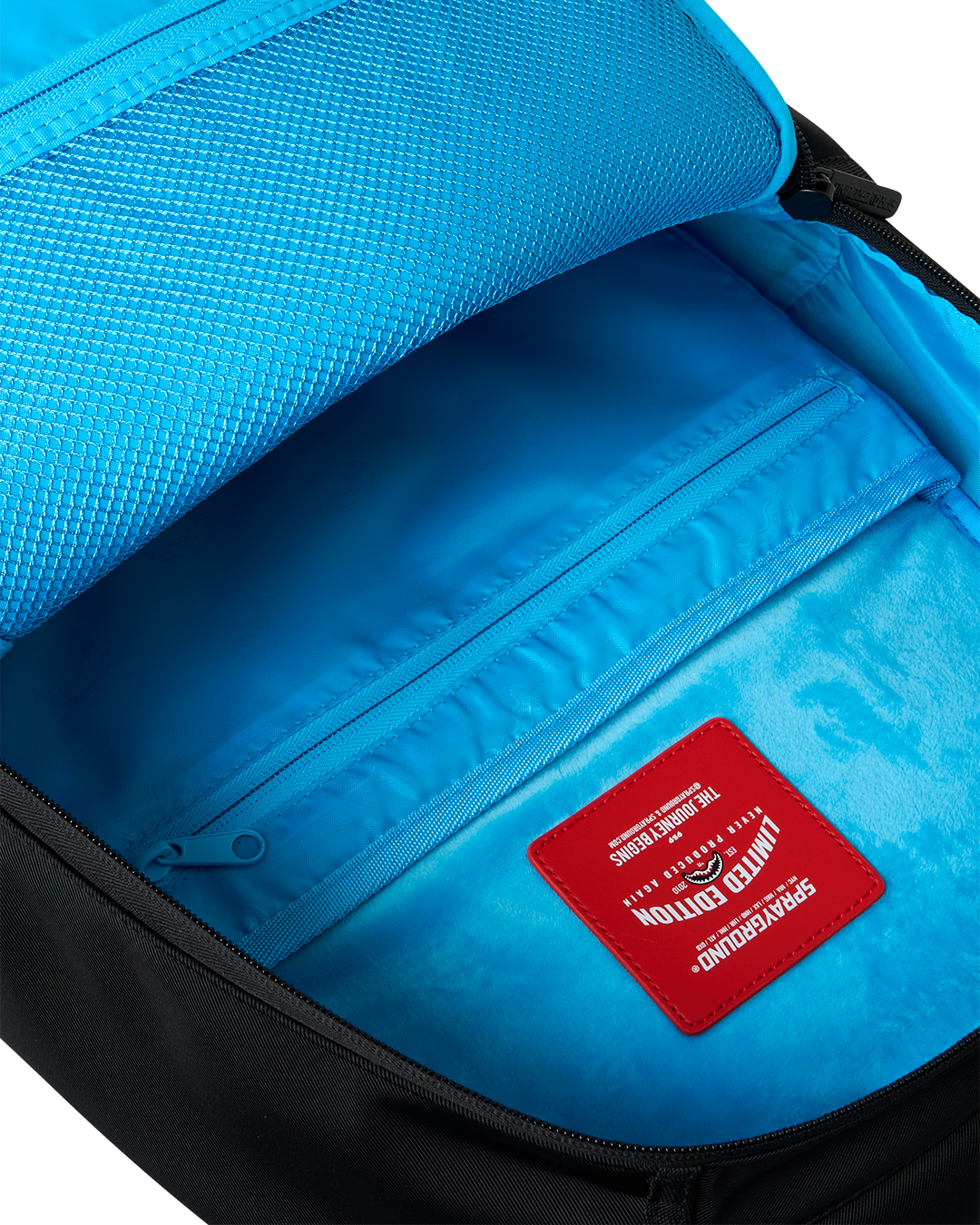 SPRAYGROUND SHARK CENTRAL PASSPORT (BLUE) BACKPACK