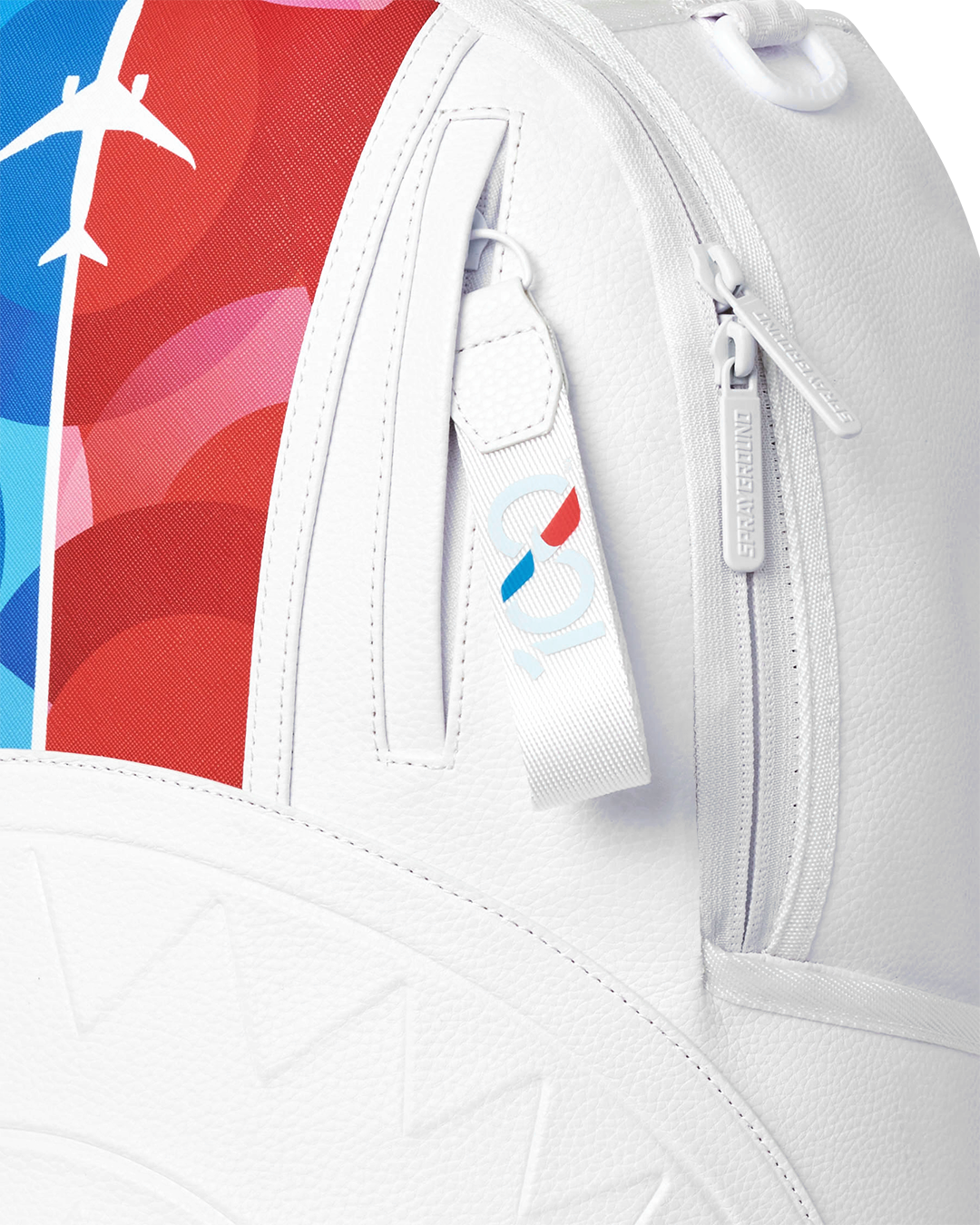 SPRAYGROUND AMERICAN AIRLINES MAXIMUM ALTITUDE BACKPACK (WHITE)