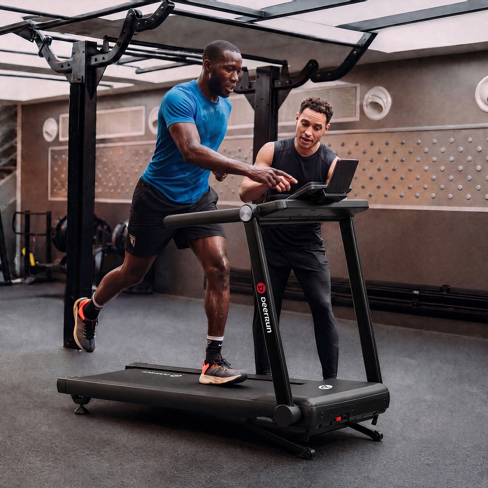 DeerRun Apex Rise 1 Challenge Training 25% Auto Incline Foldable Smart Treadmill