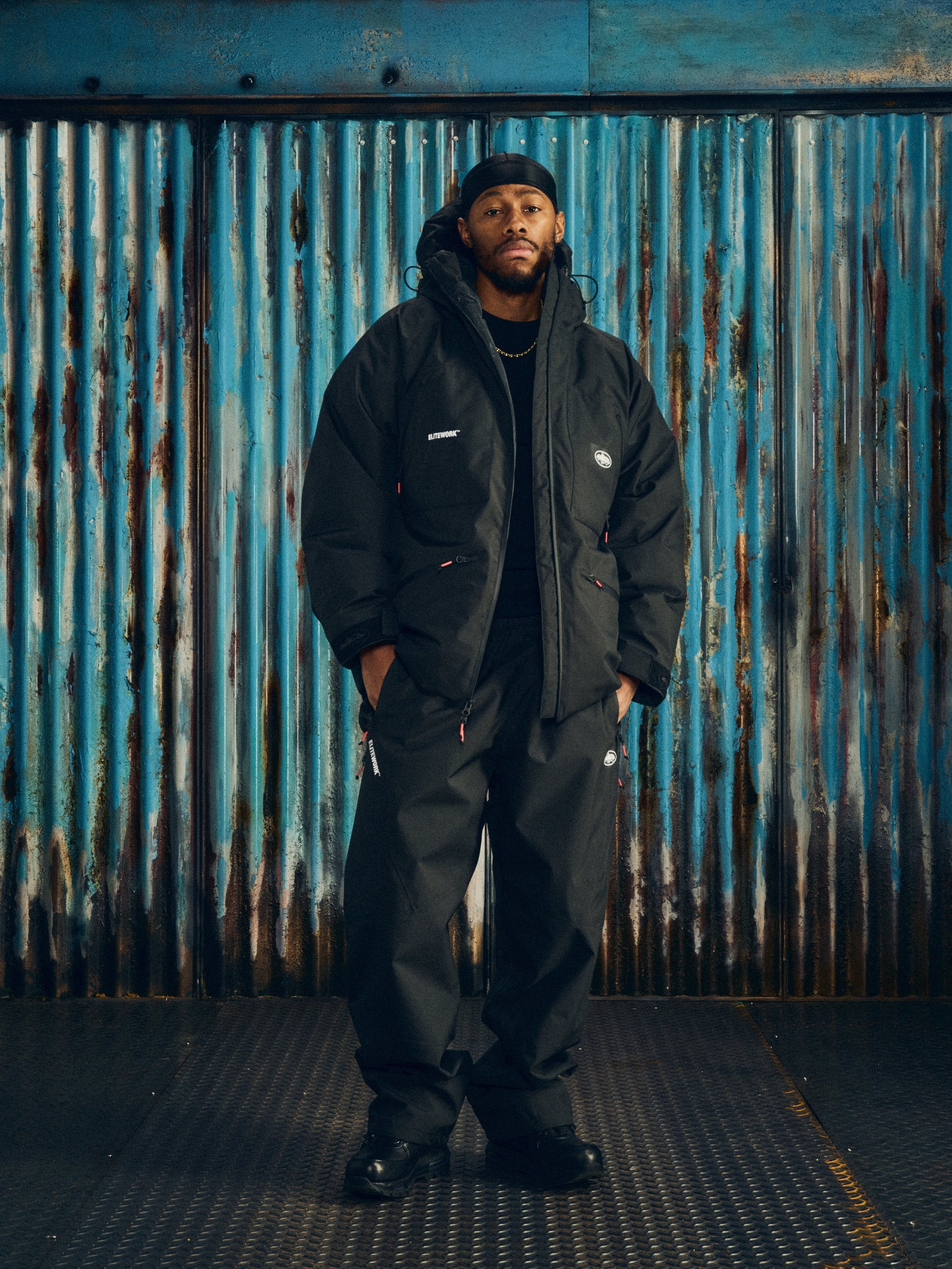 Corteiz ELITEWORK™ AVALANCHE SHELL PANT [BLACK] CRTZRTW