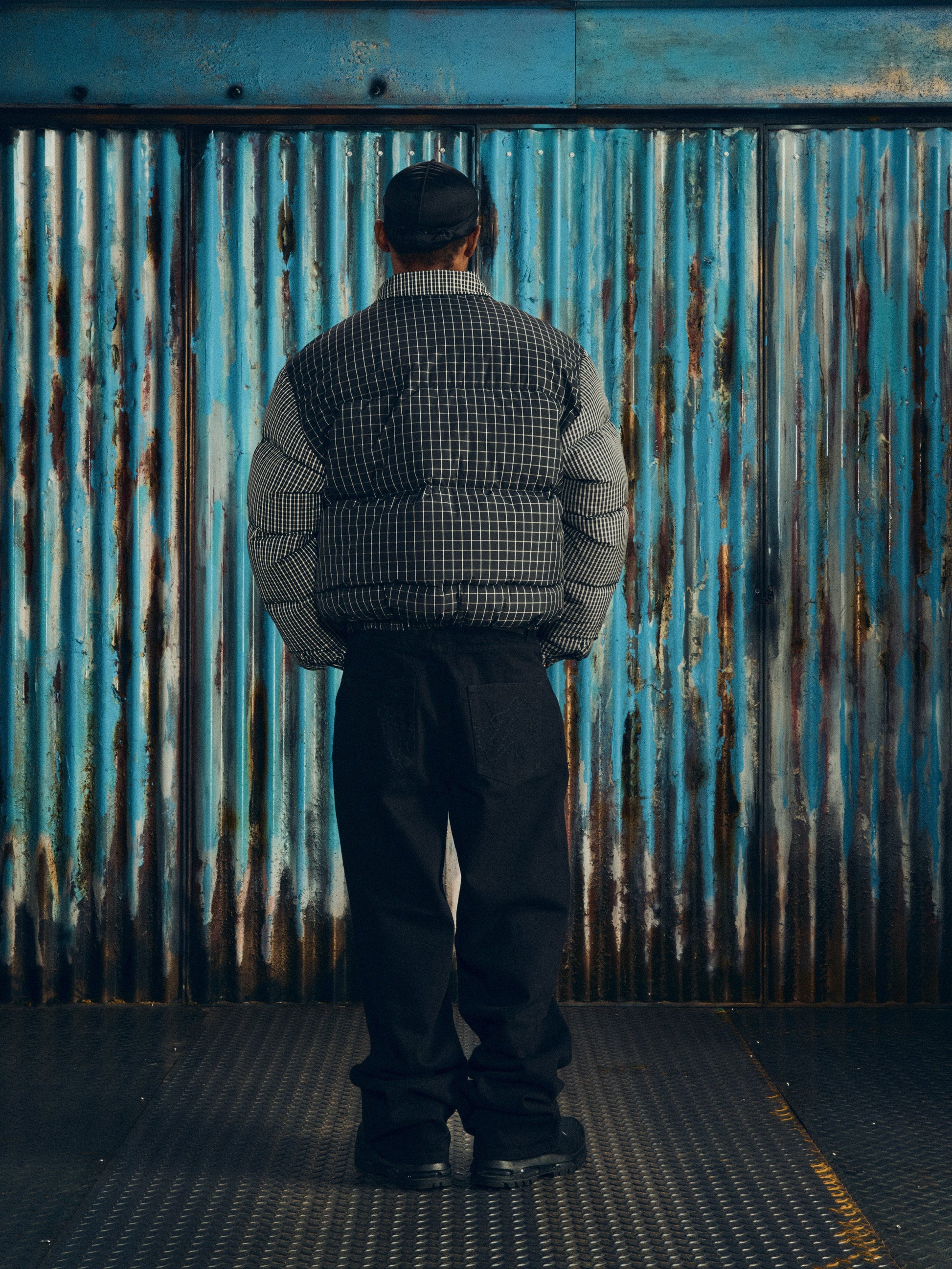 Corteiz COLLAR BOLO DOWN JACKET [BLACK PLAID] CRTZRTW