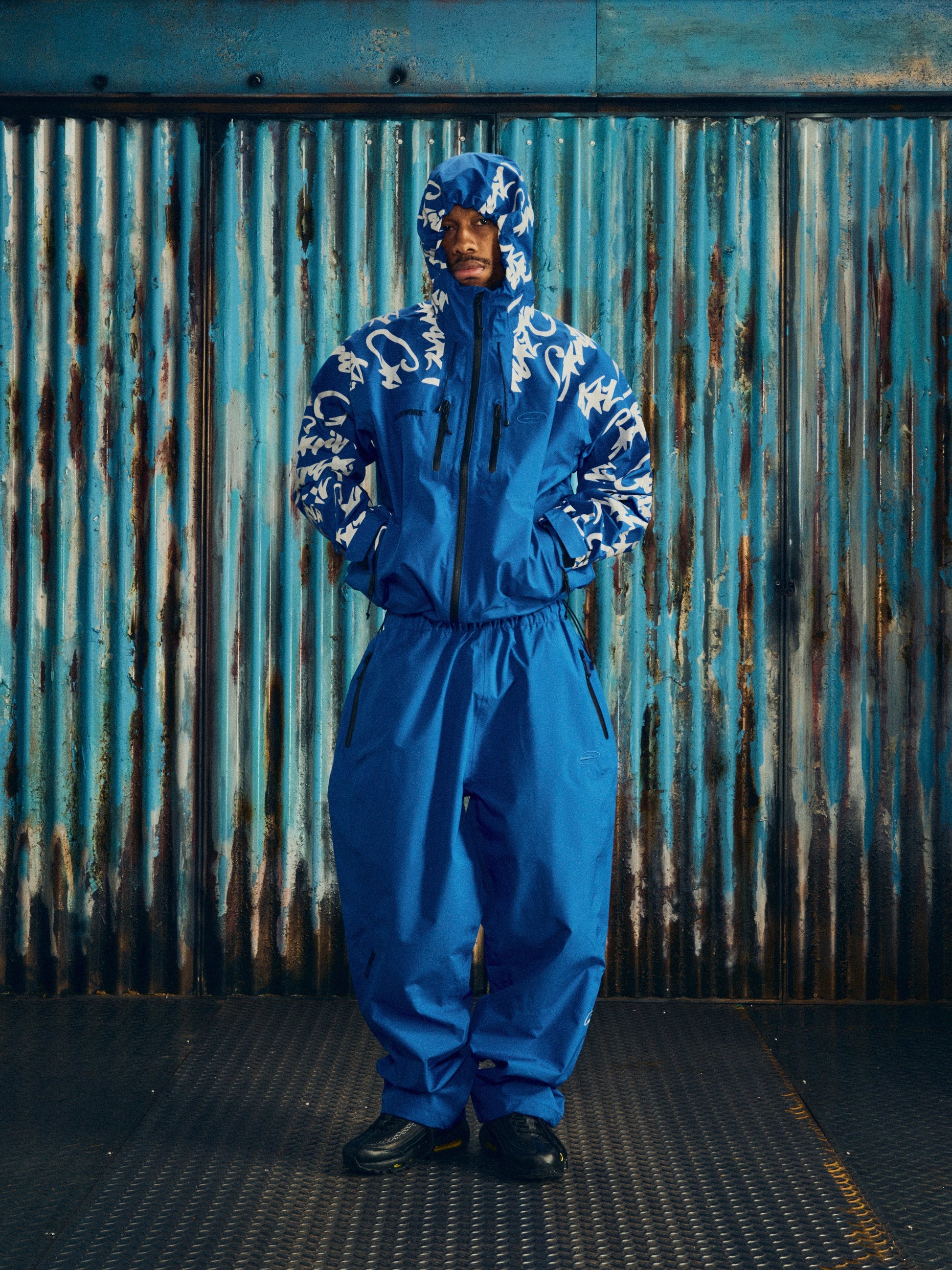 Corteiz ELITEWORK™ WATERPROOF SHELL JACKET [BLUE] CRTZRTW