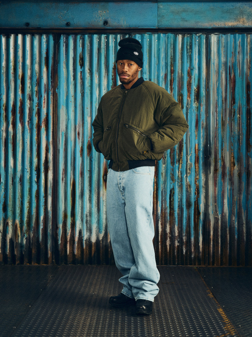 Corteiz GUERILLAZ HEAVY DUTY BOMBER [OLIVE] CRTZRTW