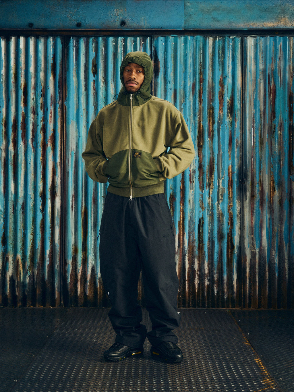 Corteiz GUERILLAZ RIPSTOP ZIP HOODIE [OLIVE] CRTZRTW