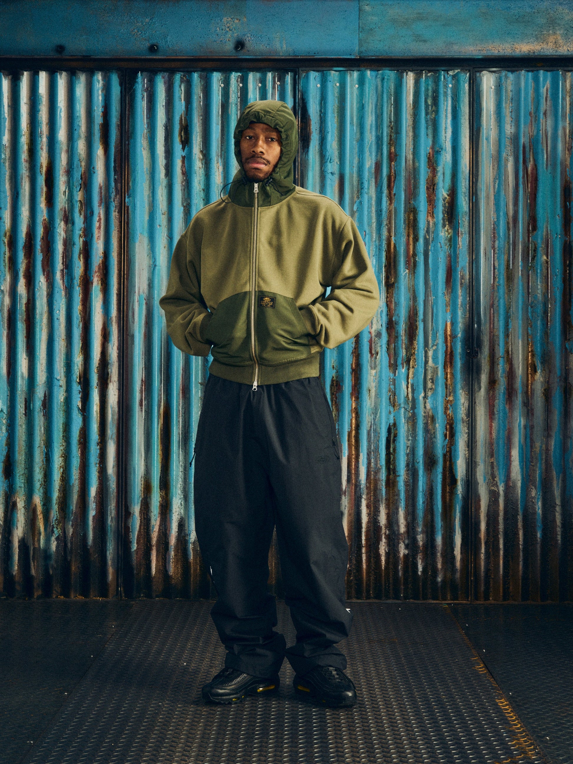 Corteiz GUERILLAZ RIPSTOP ZIP HOODIE [OLIVE] CRTZRTW