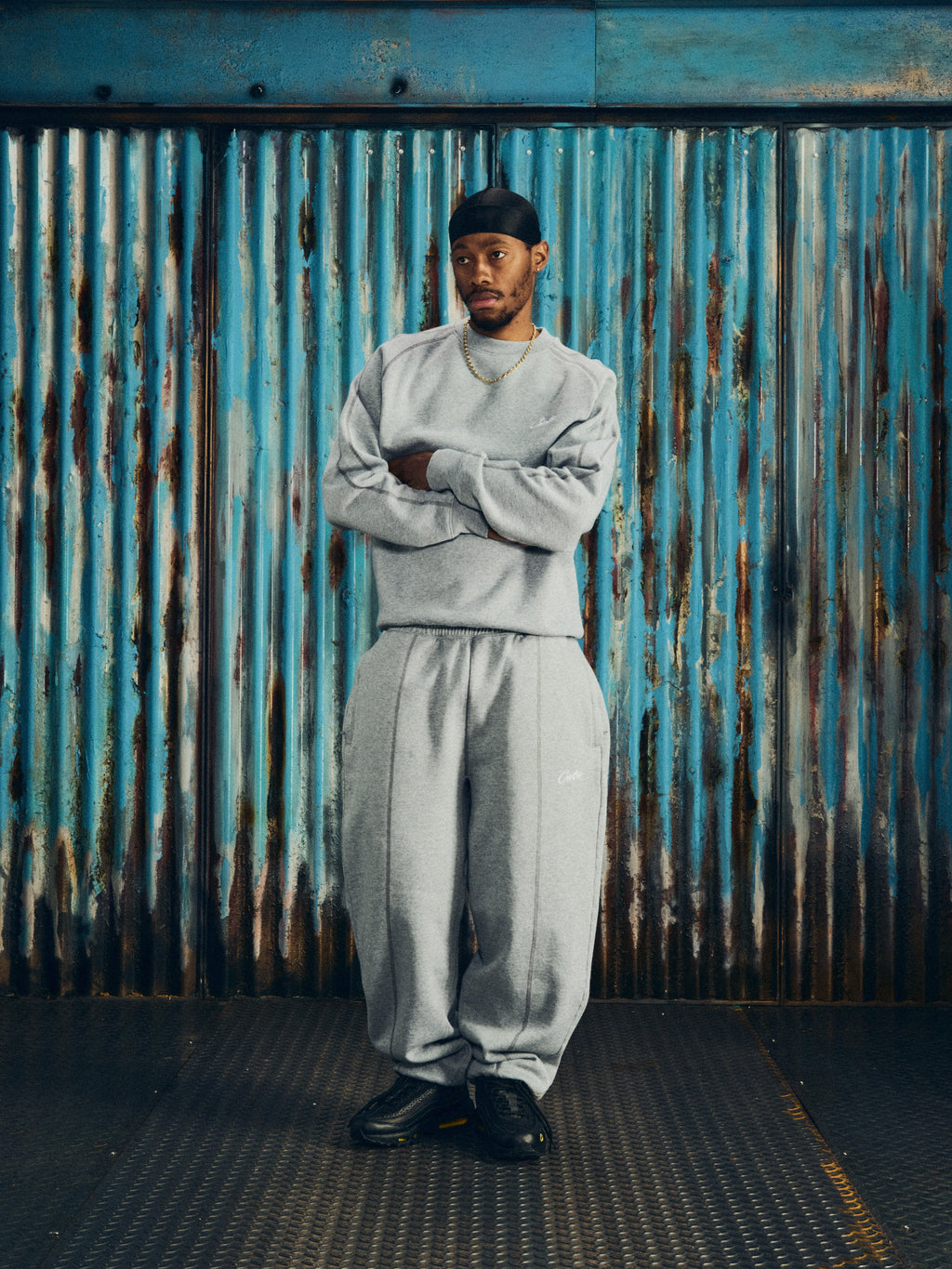 Corteiz HMP OPEN HEM SWEATPANT [HEATHER GREY] CRTZRTW