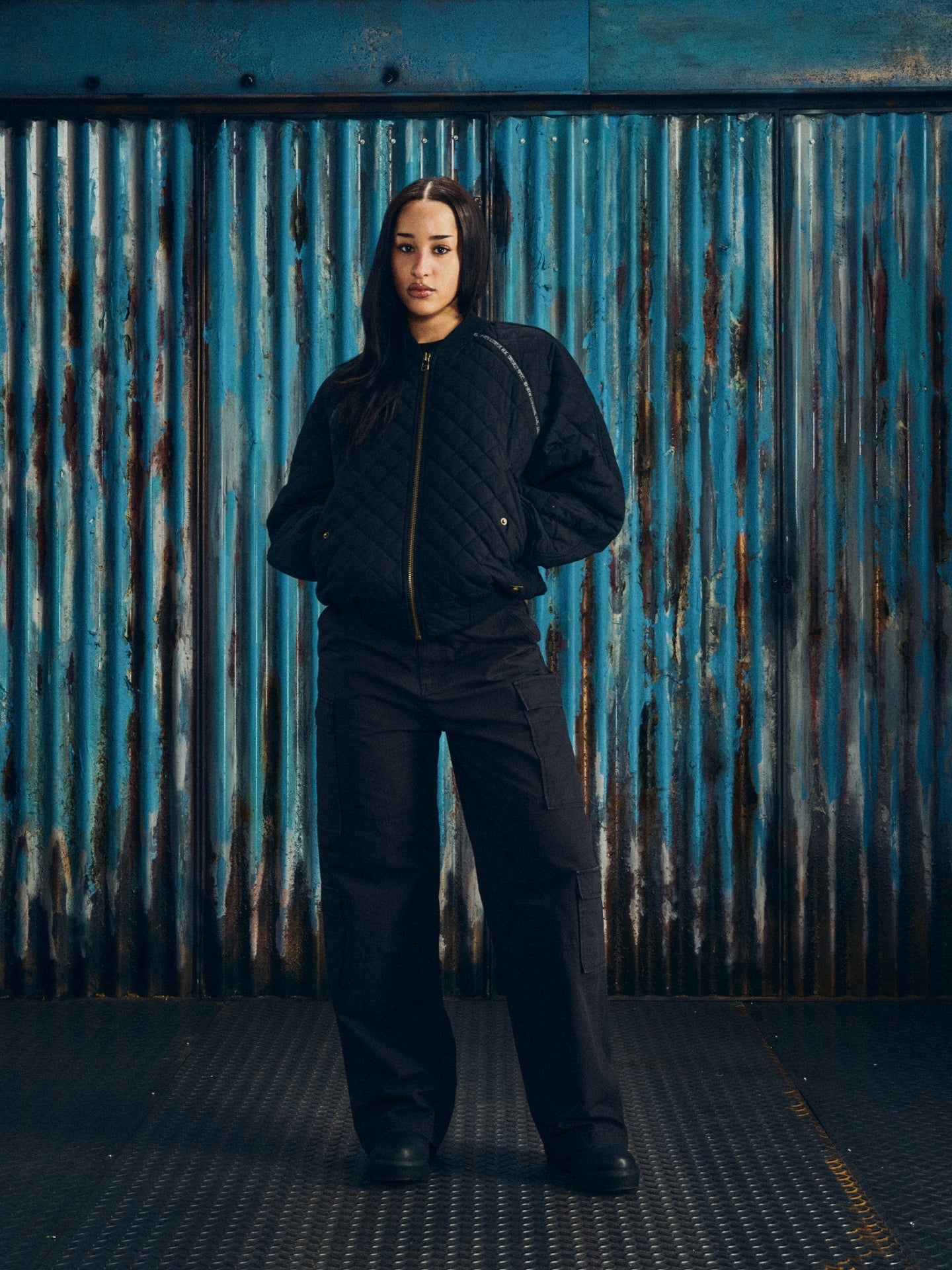 Corteiz QUILTED EXCHANGE BOMBER [BLACK] CRTZRTW