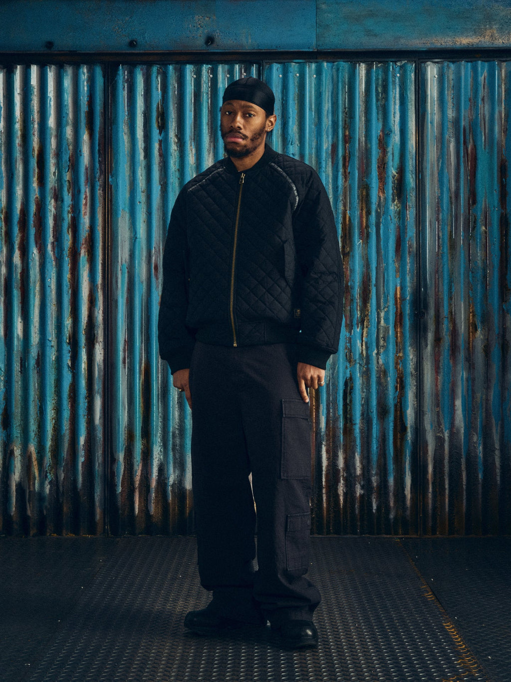 Corteiz QUILTED EXCHANGE BOMBER [BLACK] CRTZRTW