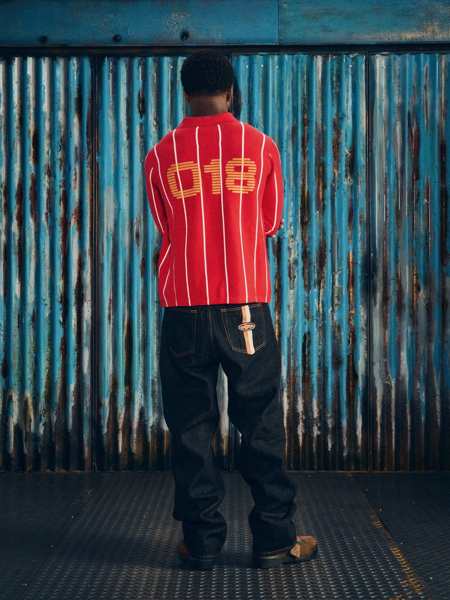 Corteiz MONDE KNIT LS JERSEY [RED] CRTZRTW