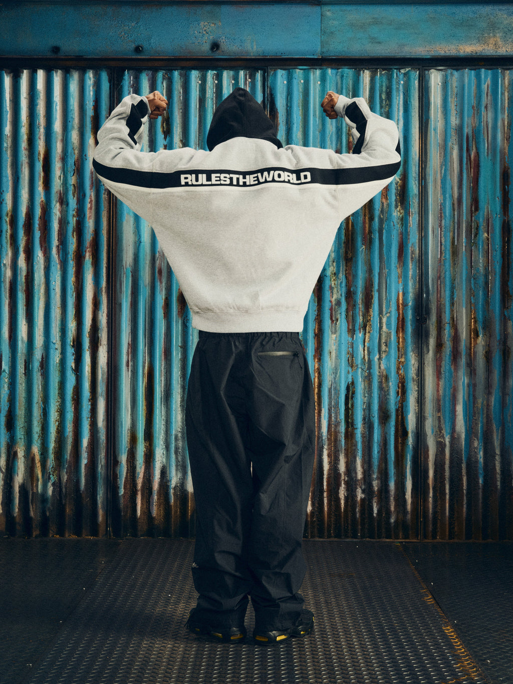 Corteiz RIBBED SPORTEIZ ZIP HOODIE [HEATHER GREY] CRTZRTW