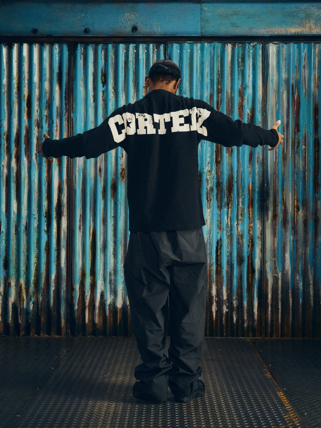 Corteiz STAR RAGLAN WAFFLE THERMAL [BLACK] CRTZRTW
