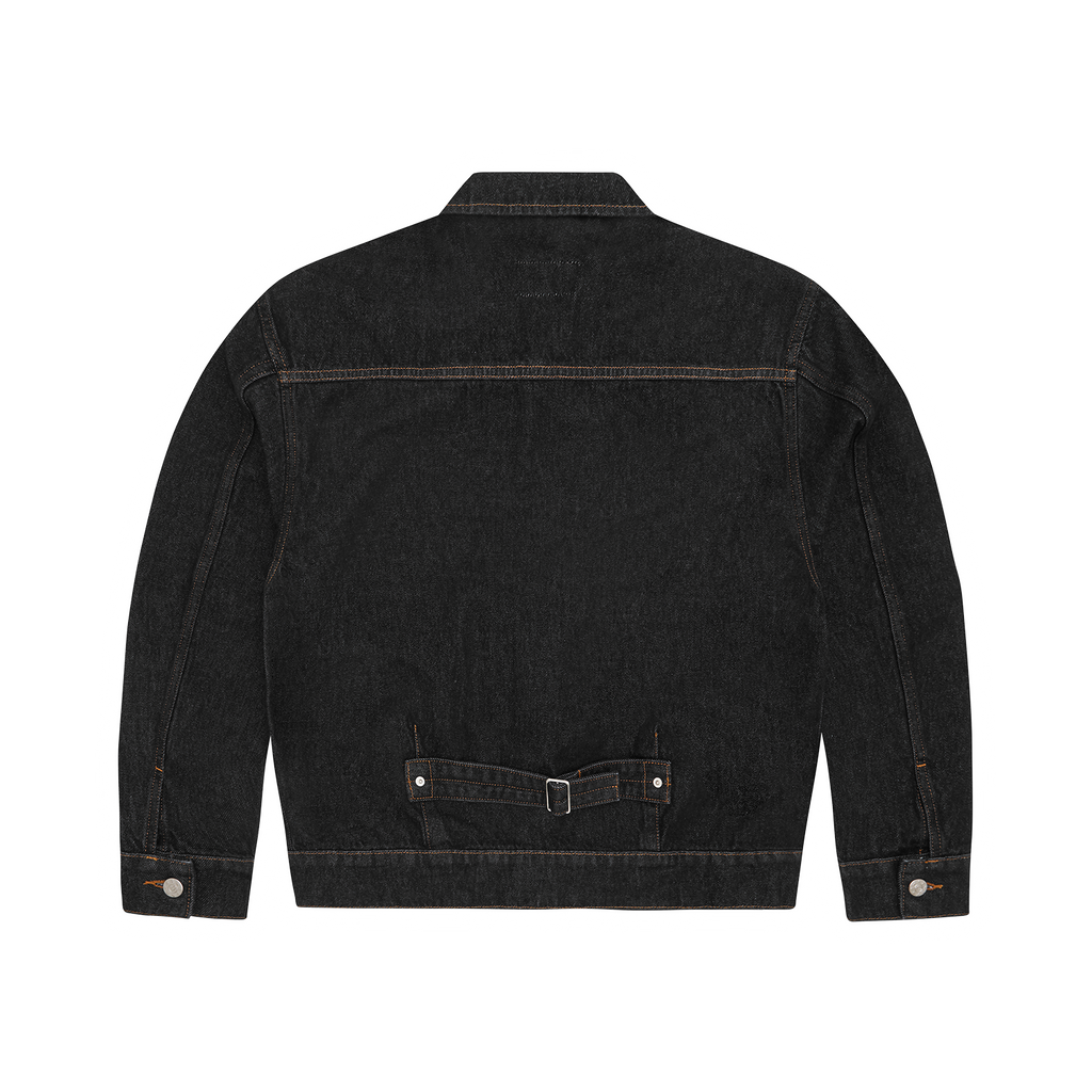 Corteiz CREST CHAINSTITCH DENIM JACKET [WASHED BLACK] CRTZRTW