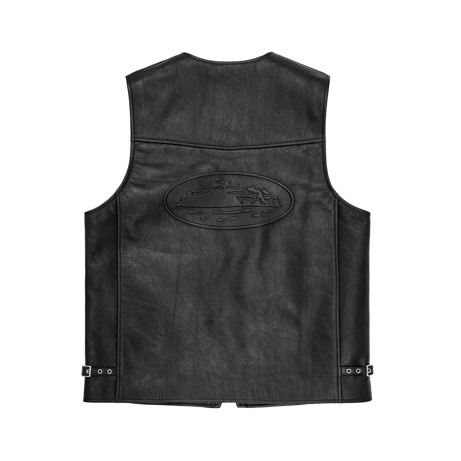 Corteiz SKYDIVE LEATHER VEST [BLACK] CRTZRTW