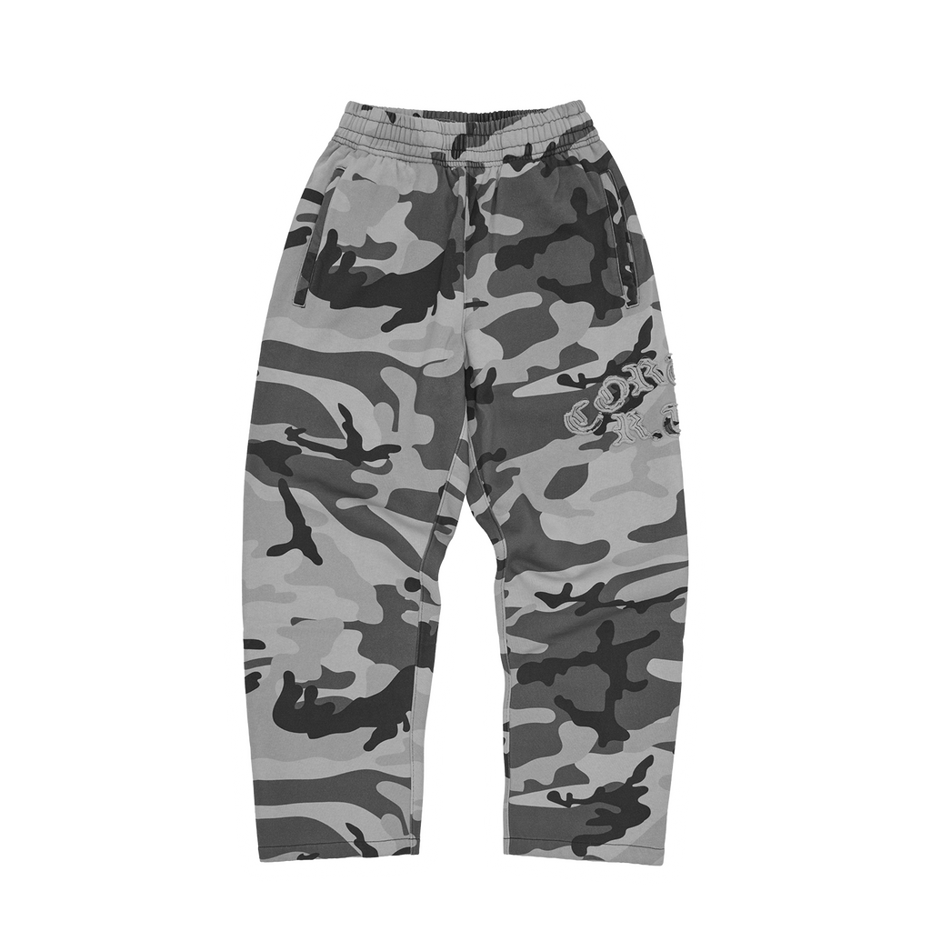 Corteiz DIPLOMATIC OPEN HEM SWEATPANT [WASHED CAMO] CRTZRTW