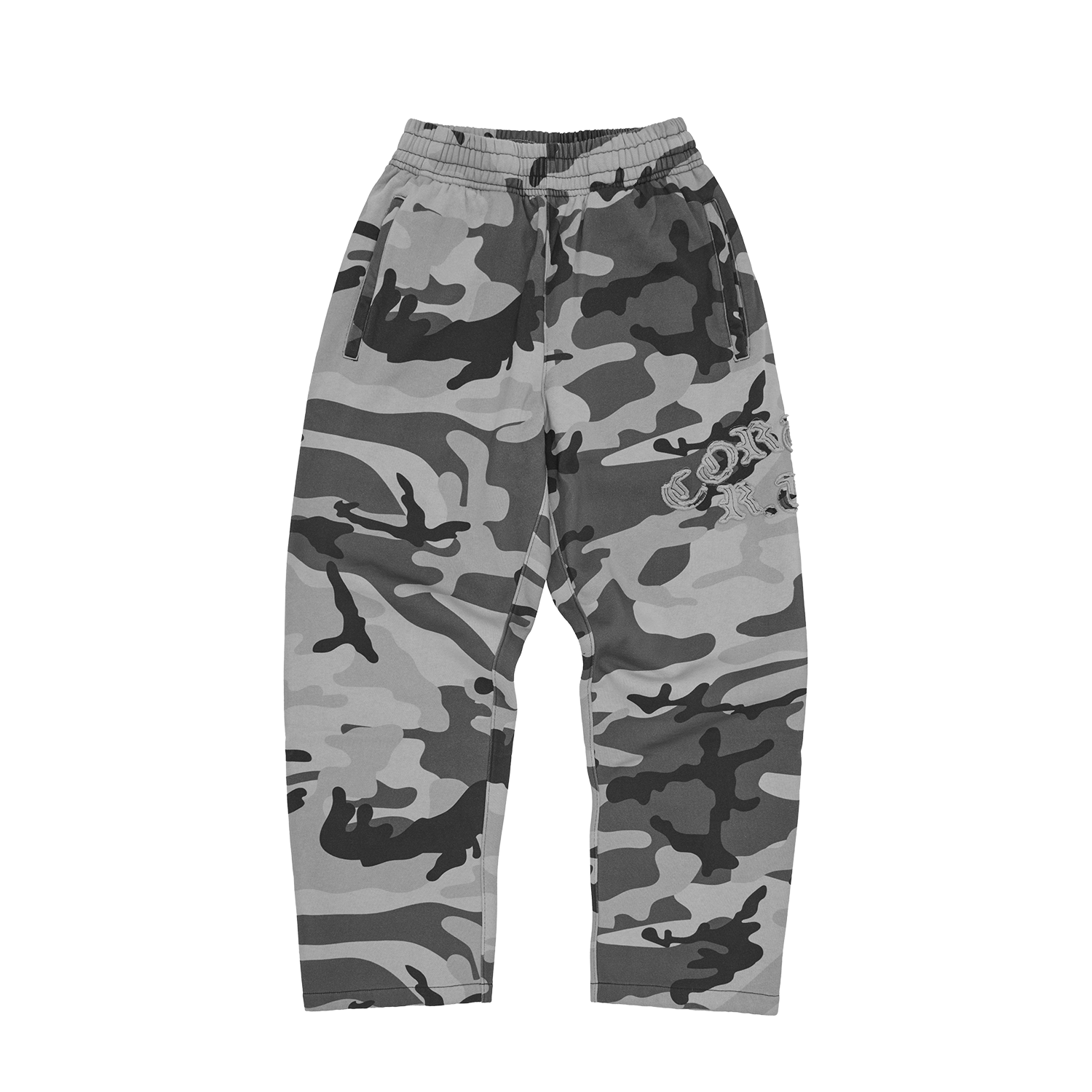 Corteiz DIPLOMATIC OPEN HEM SWEATPANT [WASHED CAMO] CRTZRTW