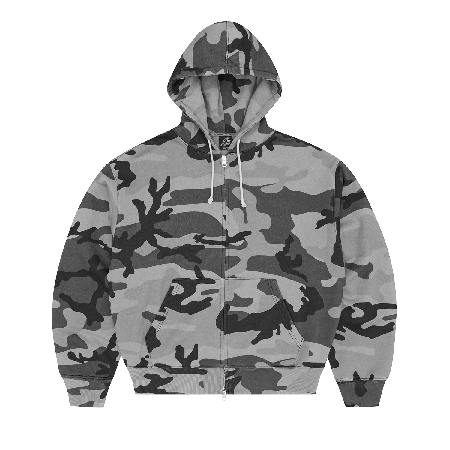 Corteiz DIPLOMATIC ZIP HOODIE [WASHED CAMO] CRTZRTW