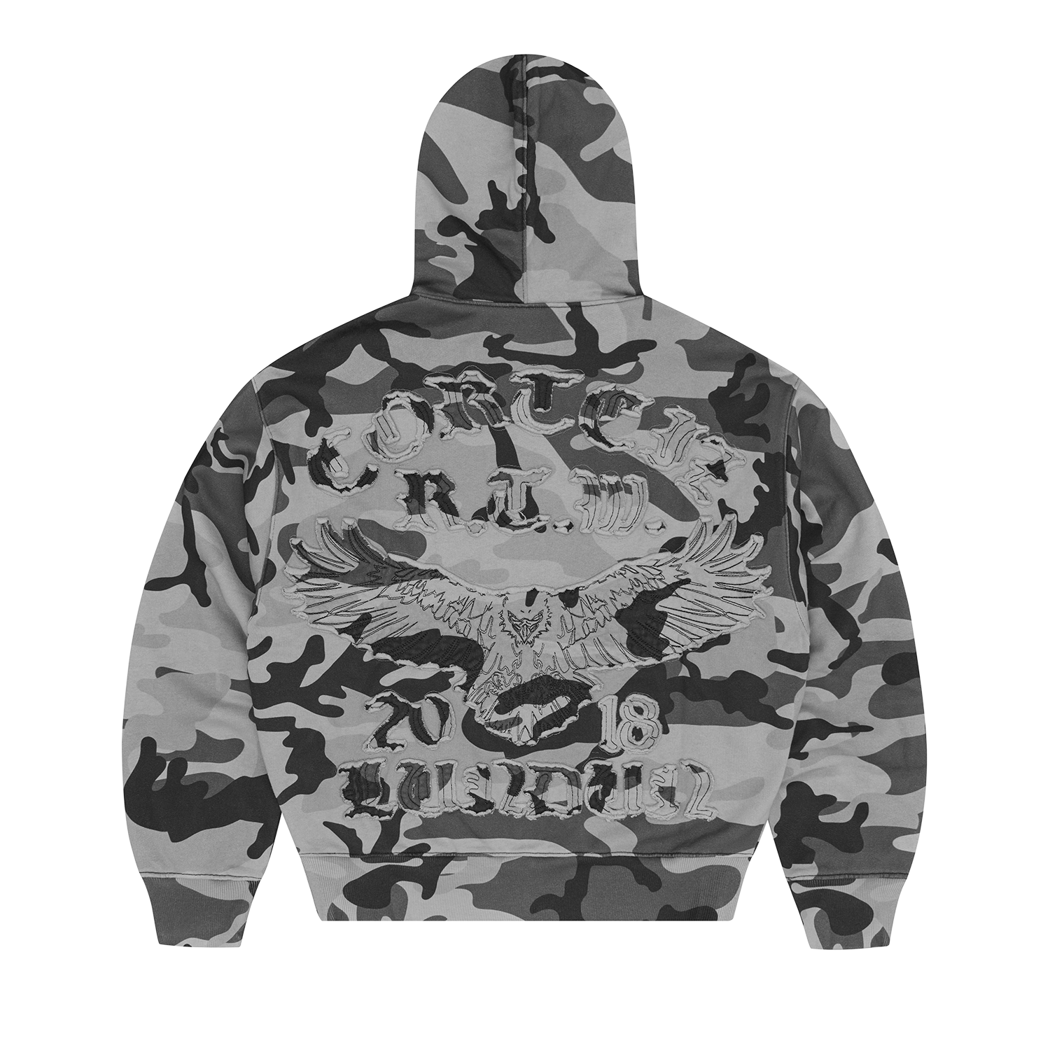 Corteiz DIPLOMATIC ZIP HOODIE [WASHED CAMO] CRTZRTW