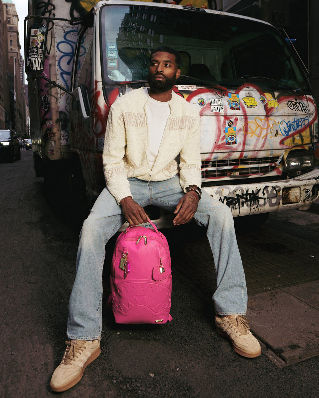 SPRAYGROUND PINK POP SHARK BACKPACK