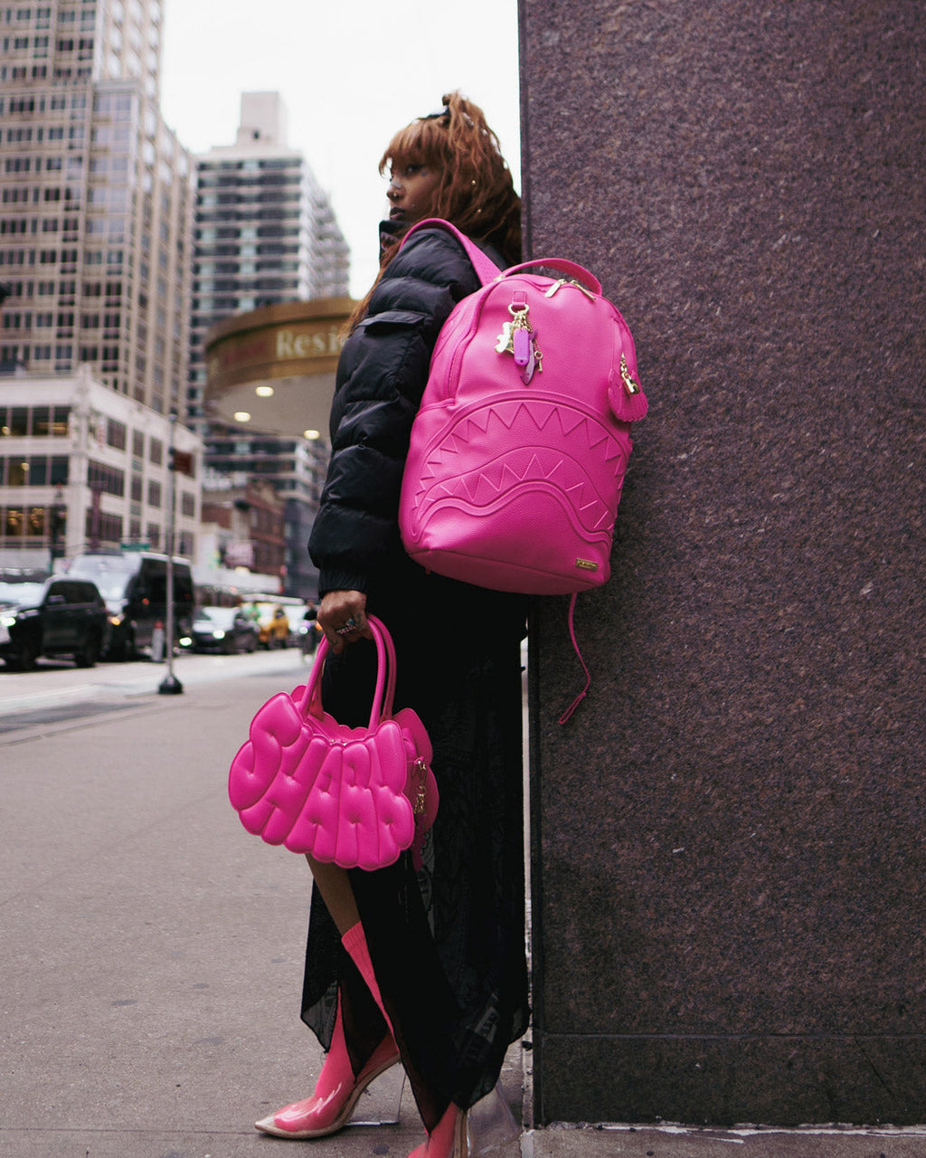 SPRAYGROUND PINK POP SHARK BACKPACK