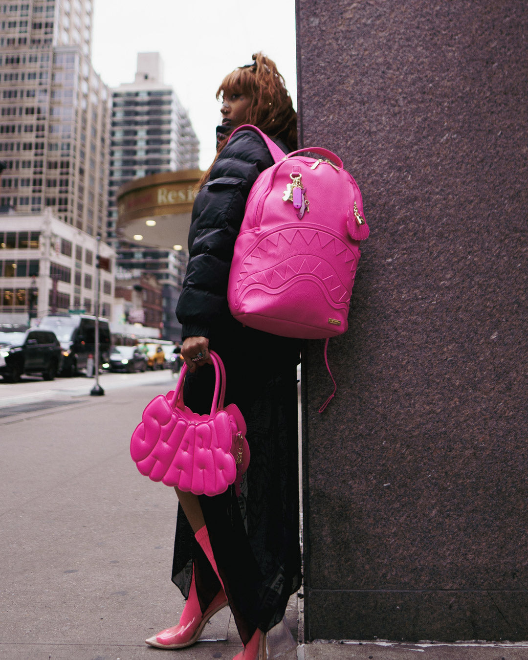 SPRAYGROUND PINK POP SHARK BACKPACK