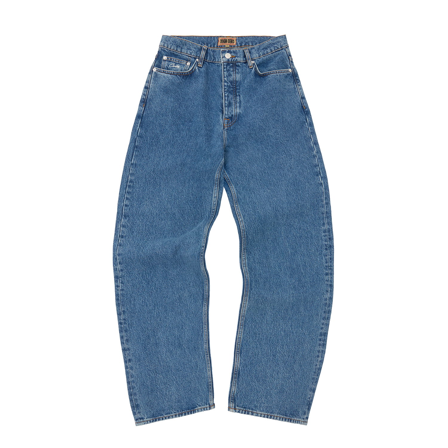 Corteiz DUAL STRIPE BAGGY JEANS [MIDWASH] CRTZRTW