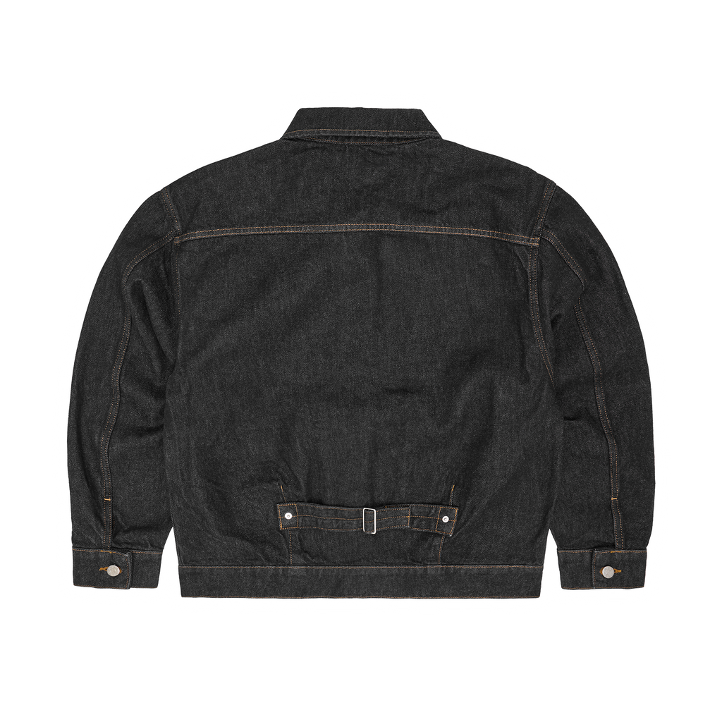Corteiz DUAL STRIPE DENIM JACKET [WASHED BLACK] CRTZRTW