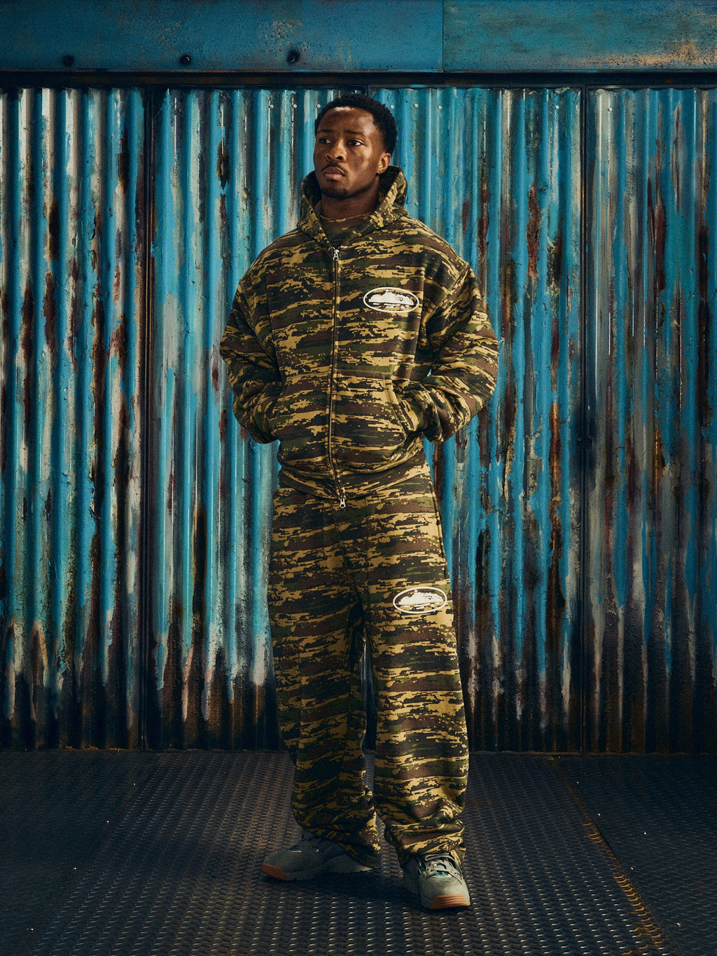 Corteiz ISLAND PUFF PRINT ZIP HOODIE [DIGI CAMO] CRTZRTW