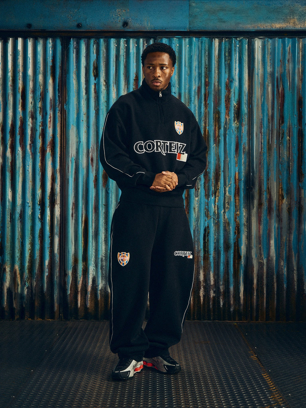Corteiz GIAPPONESE OPEN HEM SWEATPANT [BLACK] CRTZRTW