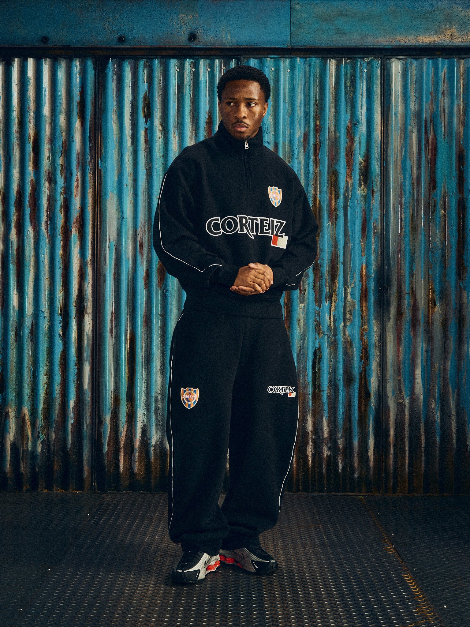 Corteiz GIAPPONESE OPEN HEM SWEATPANT [BLACK] CRTZRTW