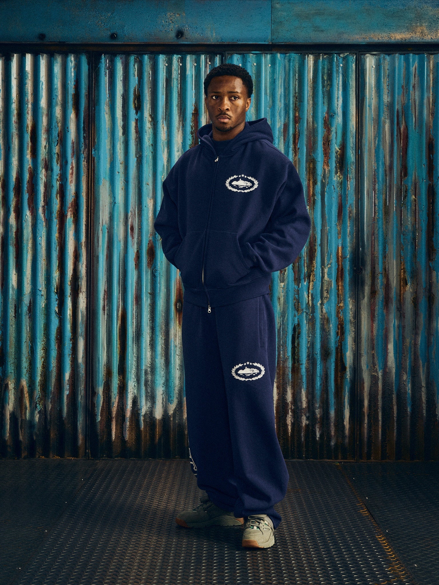 Corteiz SUPERIOR ROYALE ZIP HOODIE [NAVY] CRTZRTW