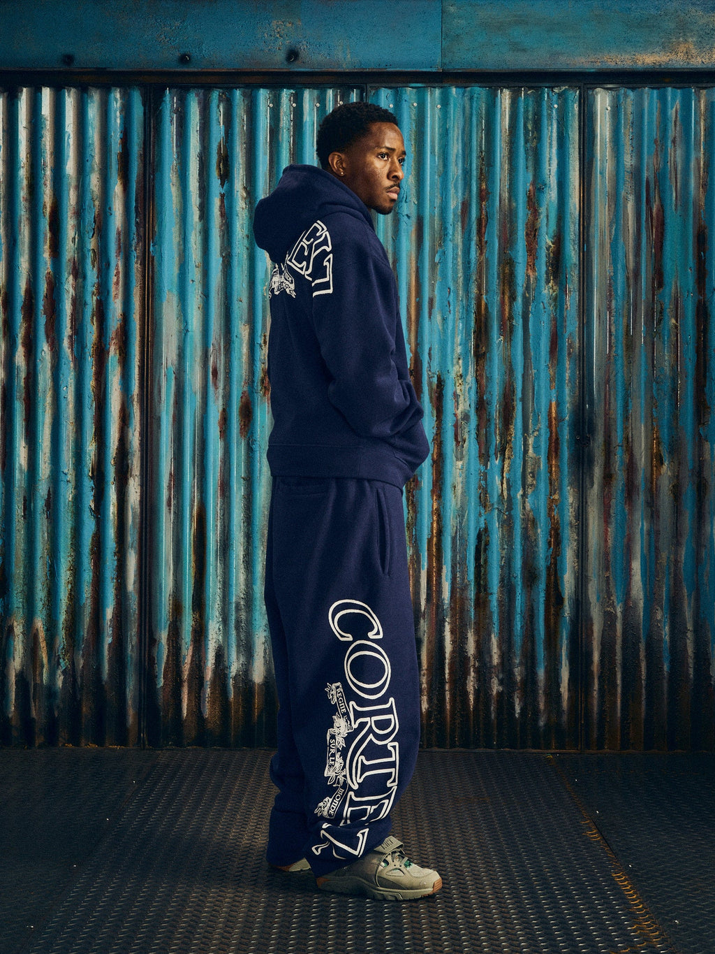 Corteiz SUPERIOR ROYALE OPEN HEM PANT [NAVY] CRTZRTW