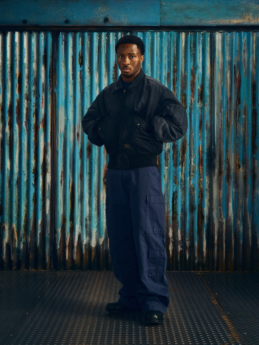 Corteiz ALCATRAZ BOMBER JACKET [VINTAGE BLACK] CRTZRTW