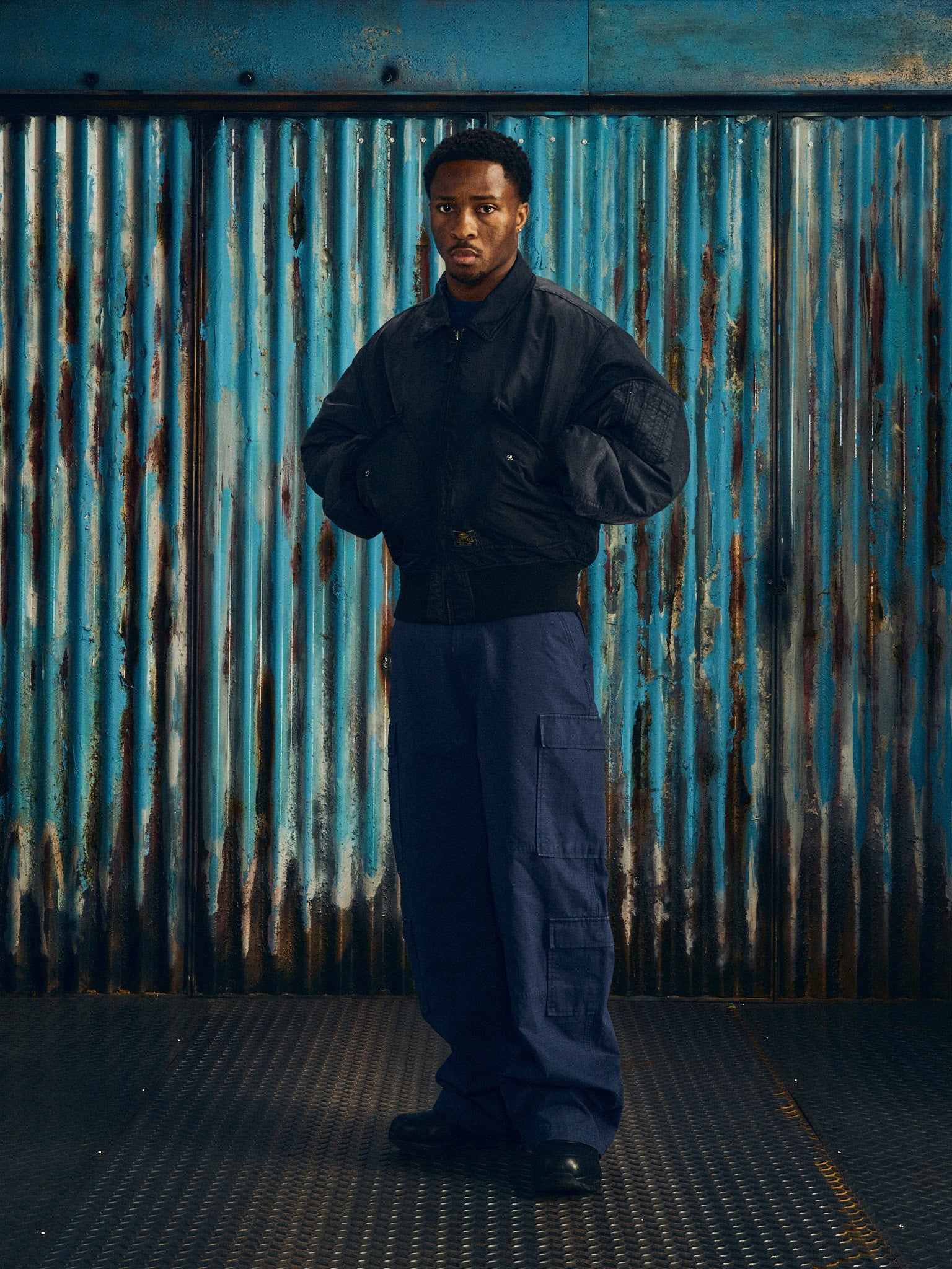 Corteiz ALCATRAZ BOMBER JACKET [VINTAGE BLACK] CRTZRTW