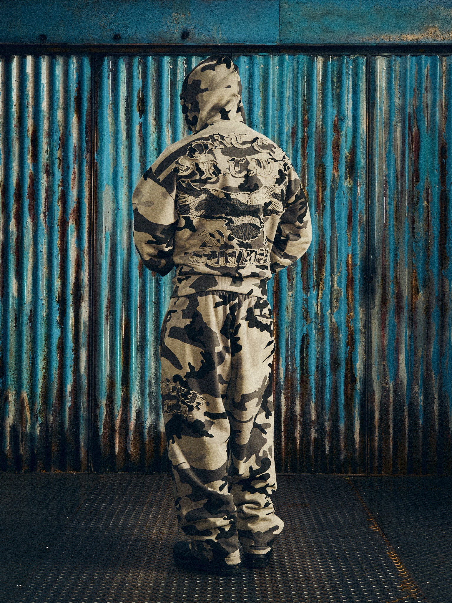 Corteiz DIPLOMATIC OPEN HEM SWEATPANT [WASHED CAMO] CRTZRTW