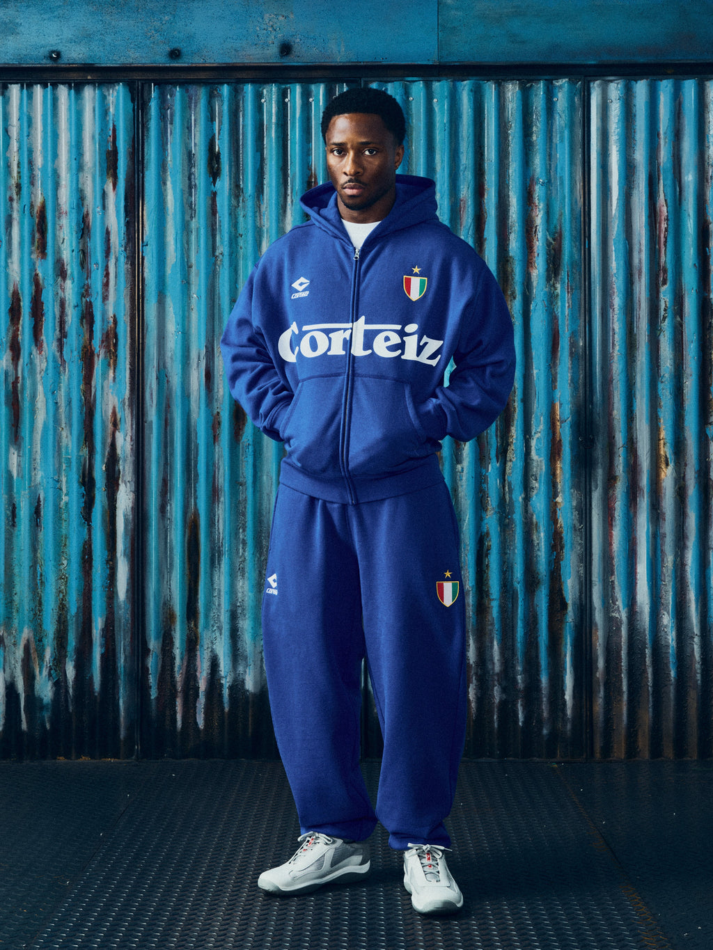 Corteiz GHINI ZIP HOODIE [ROYAL BLUE] CRTZRTW